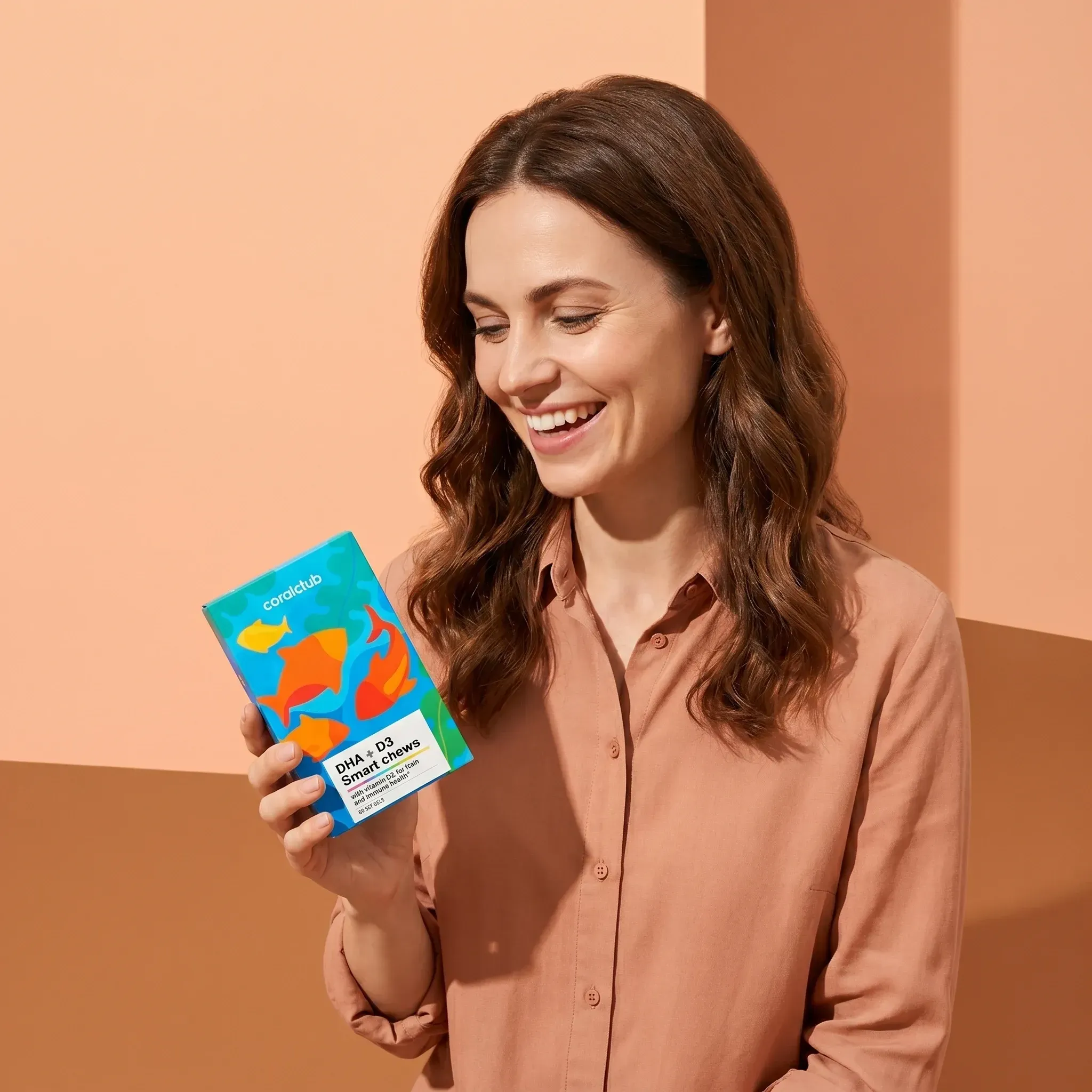 DHA+D3 Smart Chews de la Coral Club, imagine de prezentare