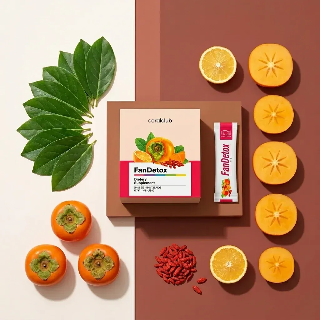 FanDetox 30 de la Coral Club, alături de ingredientele sale