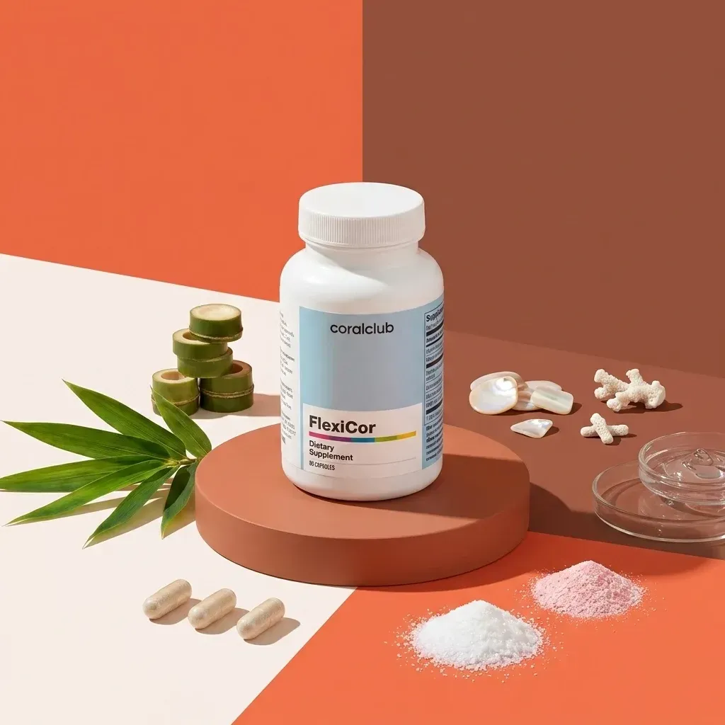 FlexiCor de la Coral Club, alături de ingredientele sale
