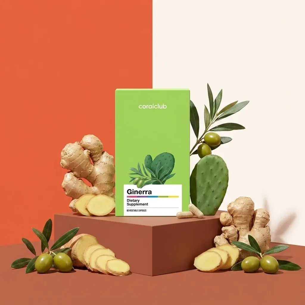 Ginerra de la Coral Club, alături de ingredientele sale
