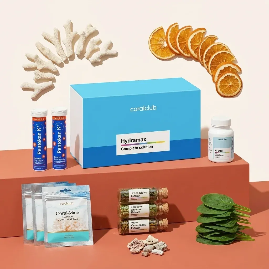 HydraMax de la Coral Club, alături de ingredientele sale