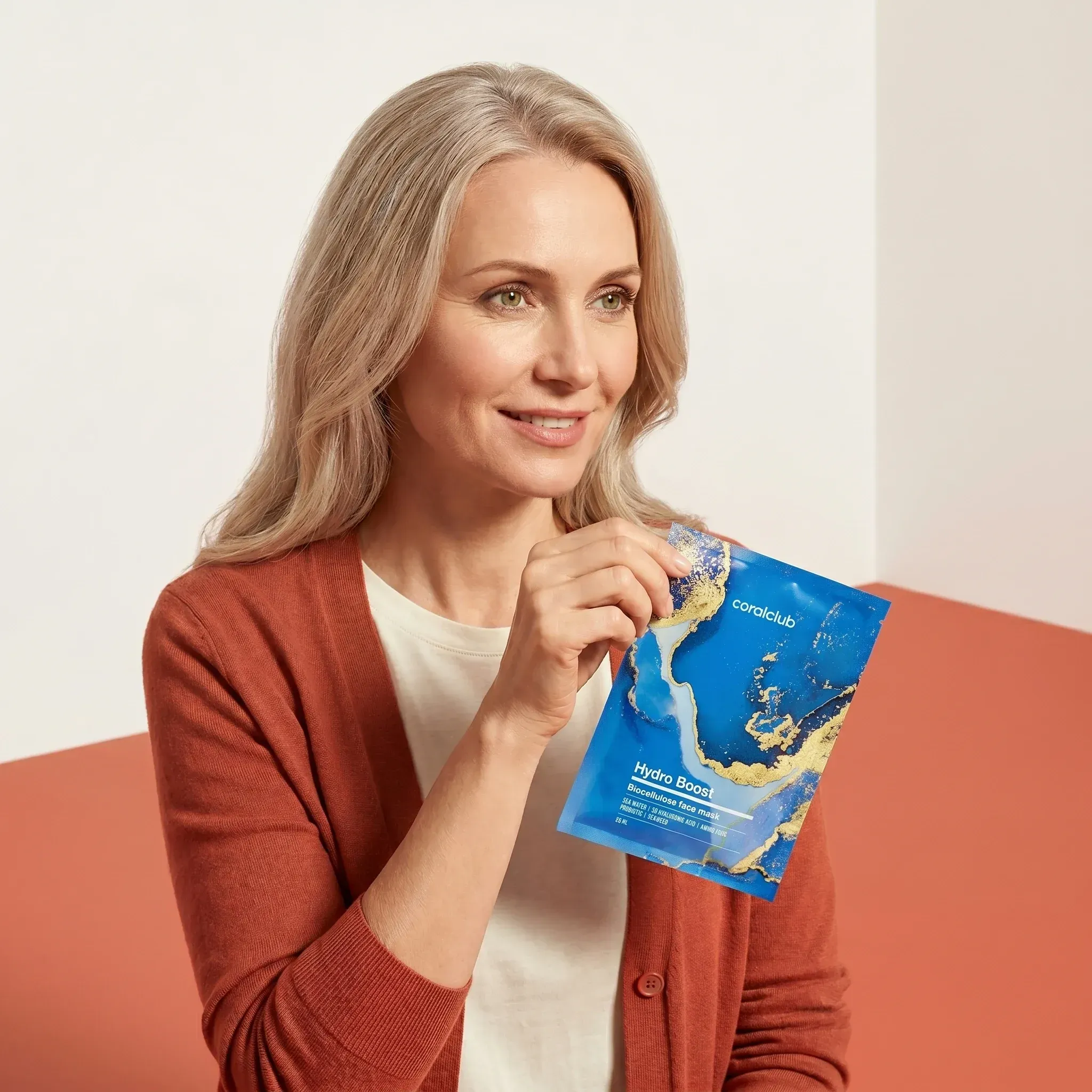 Hydro Boost Biocellulose Facial Mask de la Coral Club, imagine de prezentare
