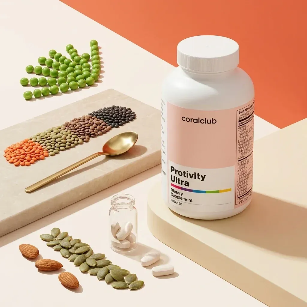 Protivity Ultra de la Coral Club, alături de ingredientele sale