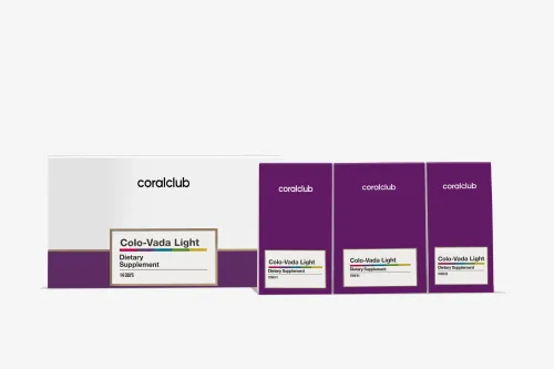 Cutia Colo-Vada Light alături de cele trei cutii pentru etapele programului