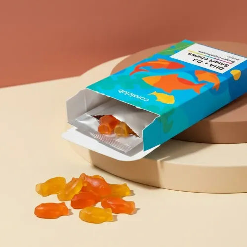 DHA+D3 Smart Chews de la Coral Club, imagine de detaliu