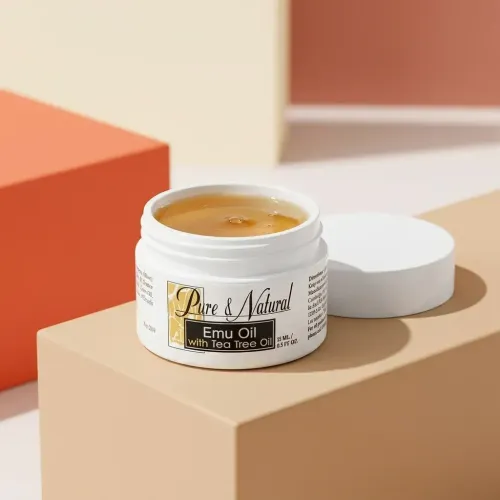Emu Oil cu ulei de arbore de ceai de la Coral Club, imagine de detaliu