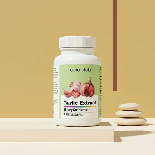 Ambalajul Garlic Extract de la Coral Club