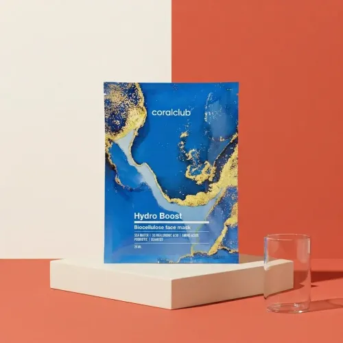 Ambalajul Hydro Boost Biocellulose Facial Mask de la Coral Club