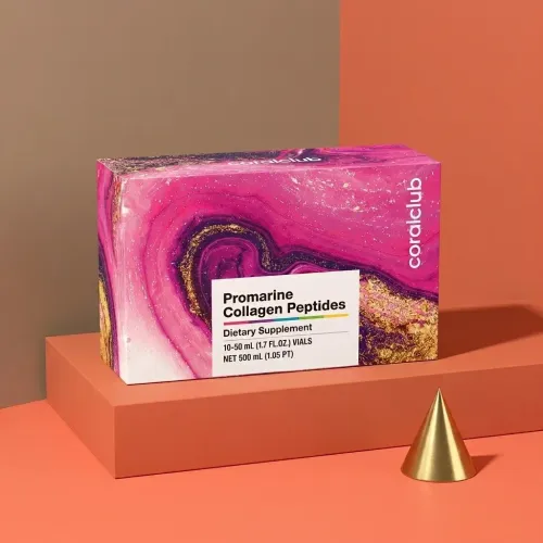 Ambalajul Promarine Collagen Peptides de la Coral Club