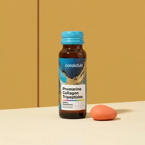 Ambalajul Promarine Collagen Tripeptides de la Coral Club