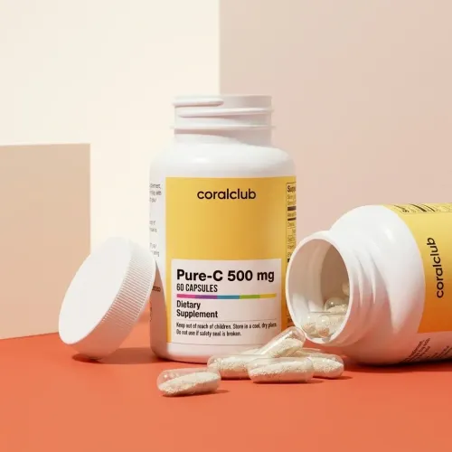 Pure-C 500 mg de la Coral Club, imagine de detaliu