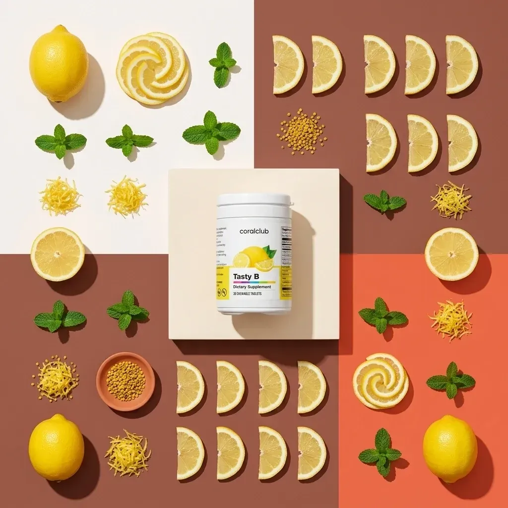 Tasty B de la Coral Club, alături de ingredientele sale